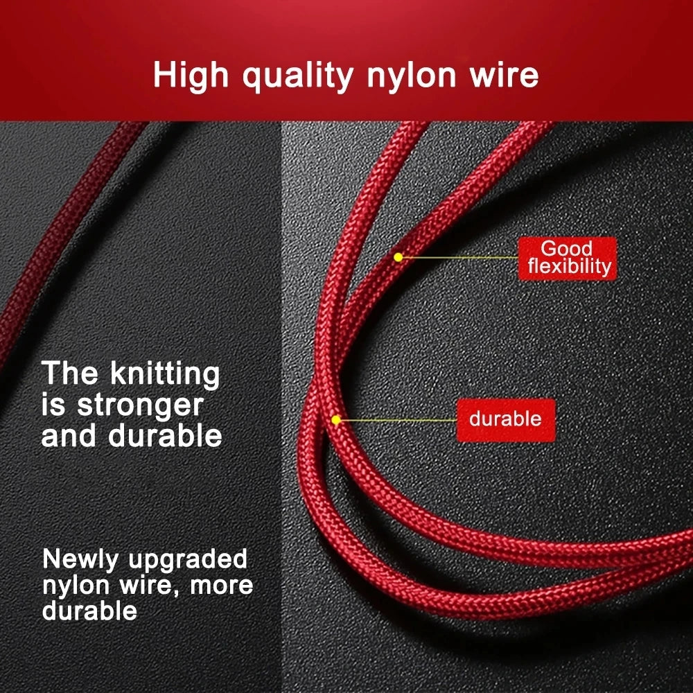 3in1 Data USB Cable for iPhone Fast Charger