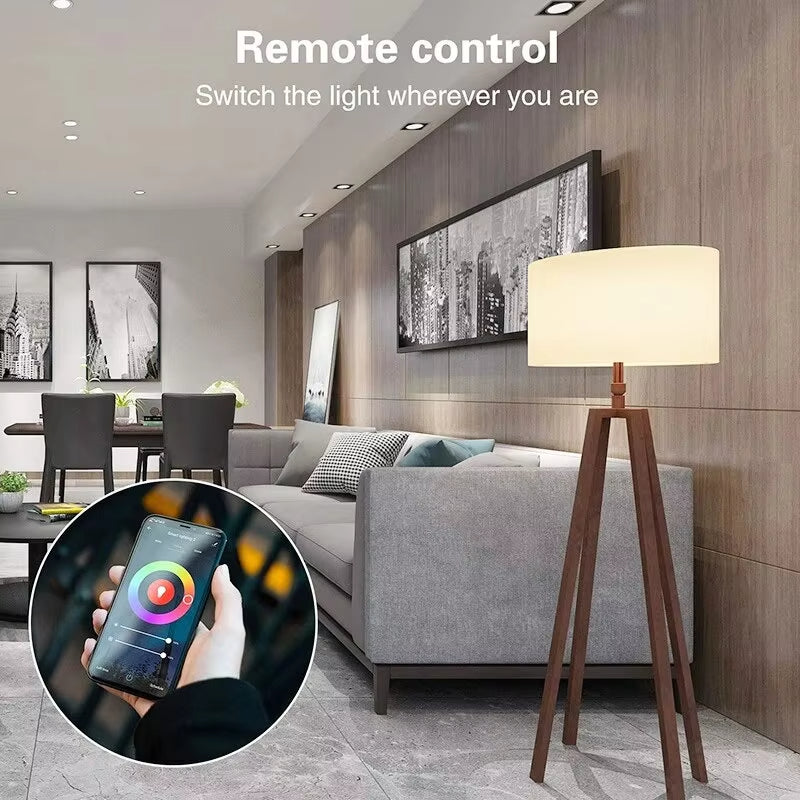 Smart Bulb E27 9W WiFi Bubble Dimmable LED Light