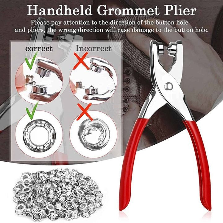 Tich Button Clipper Machine with Set Of 100 Buttons